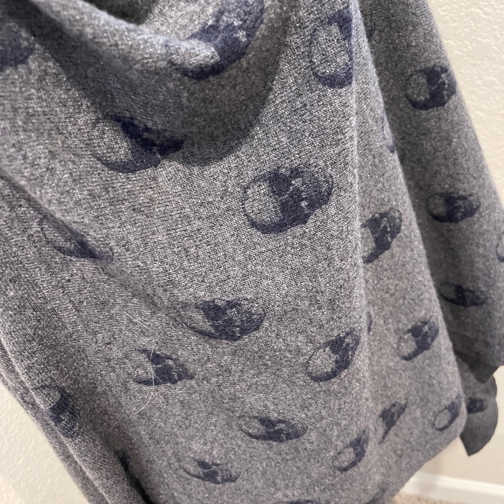 SOLD - 360 Skull Cashmere poncho